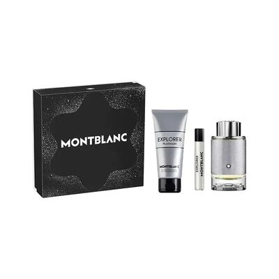 KIT COFFRET MONTBLAC EXPLORER PLATINUM MASCULINO EAU DE PARFUM
